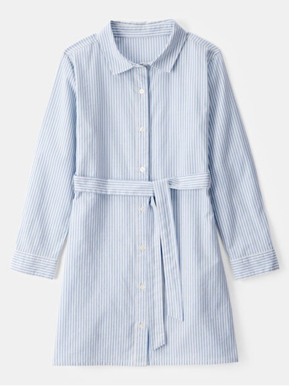 Carters NWT Striped Button Down Long Sleeve Dress with Sash size 6/6x